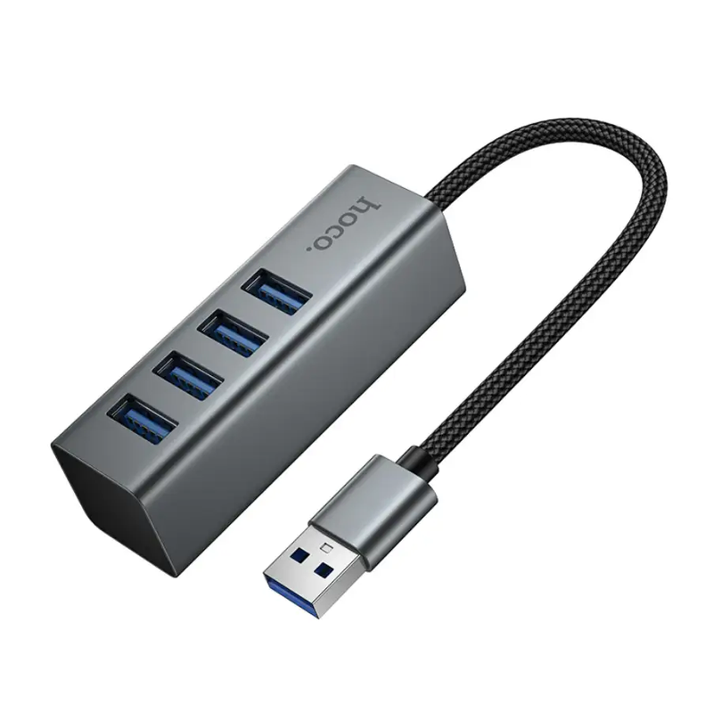 USB A to 4 Port USB 3.0 Expansion Hub 5Gbps (HB1B) by techplus