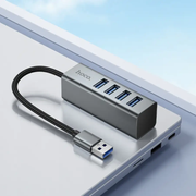 USB A to 4 Port USB 3.0 Expansion Hub 5Gbps (HB1B) by techplus