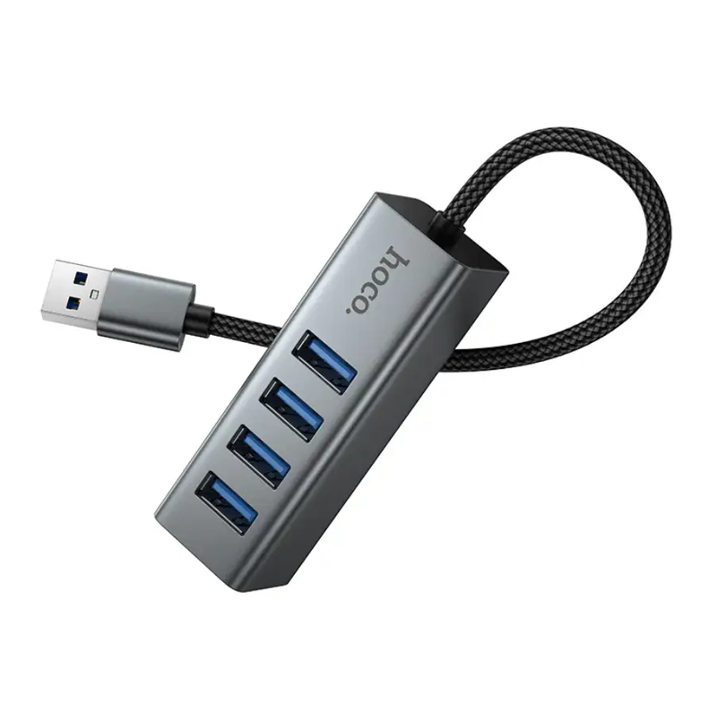USB A to 4 Port USB 3.0 Expansion Hub 5Gbps (HB1B) by techplus