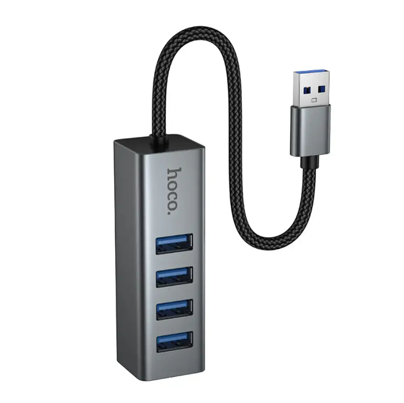 USB A to 4 Port USB 3.0 Expansion Hub 5Gbps (HB1B) by techplus