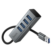 USB A to 4 Port USB 3.0 Expansion Hub 5Gbps (HB1B) by techplus