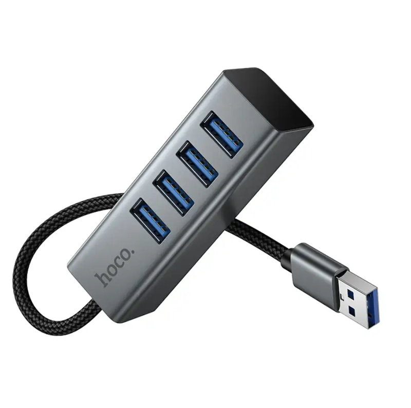 USB A to 4 Port USB 3.0 Expansion Hub 5Gbps (HB1B) by techplus