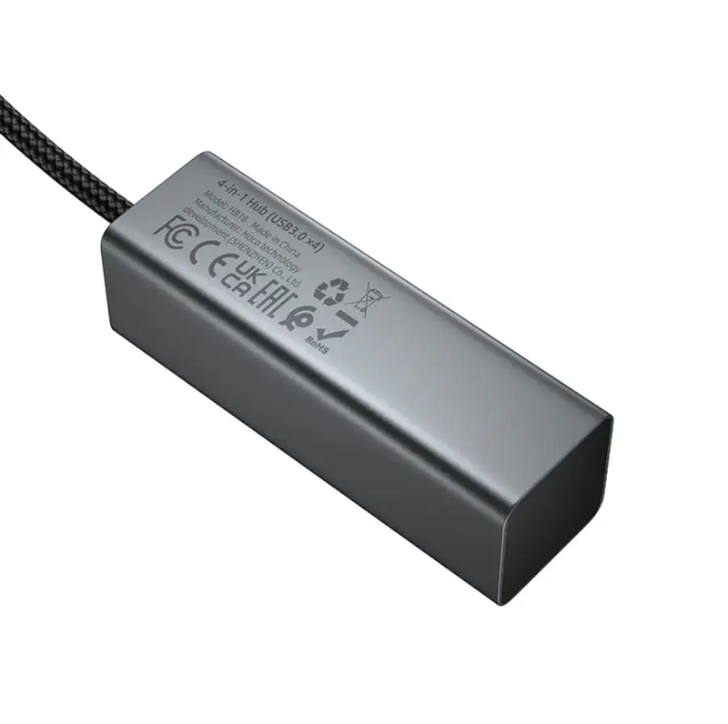 USB A to 4 Port USB 3.0 Expansion Hub 5Gbps (HB1B) by techplus