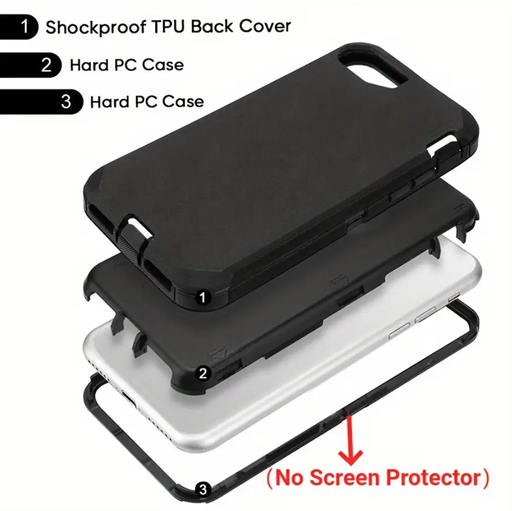 IPhone 6 Plus Triple Layer Armor Hard Case by techplus