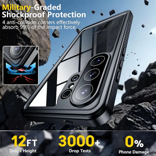 Redpepper Waterproof Case for Samsung S26 Ultra by techplus