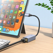 USB-C to RJ45 Ethernet Adapter 1000Mbps Gigabit LAN Adapter by techplus