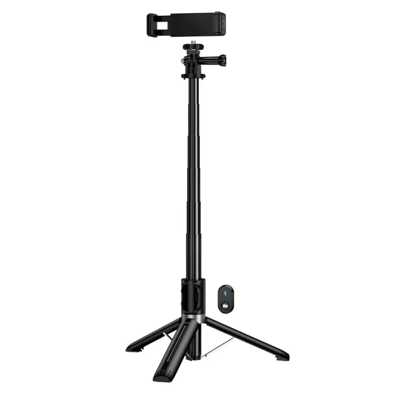 Bluetooth Selfie Stick Tripod 95cm with Remote (K101) by techplus