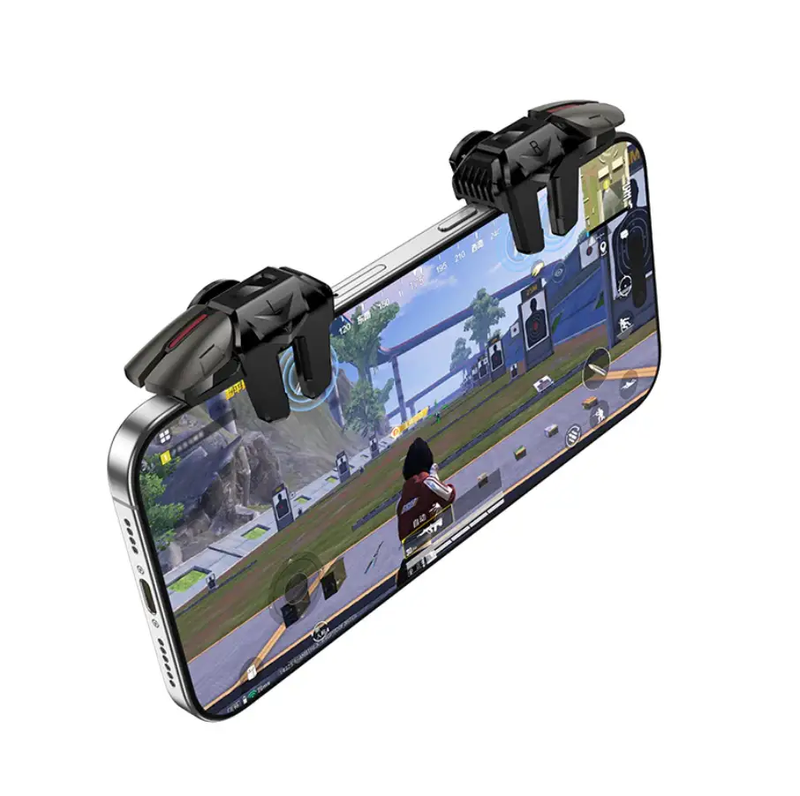 Mobile Gaming Trigger Buttons 4 Finger Controller (GA22) by techplus