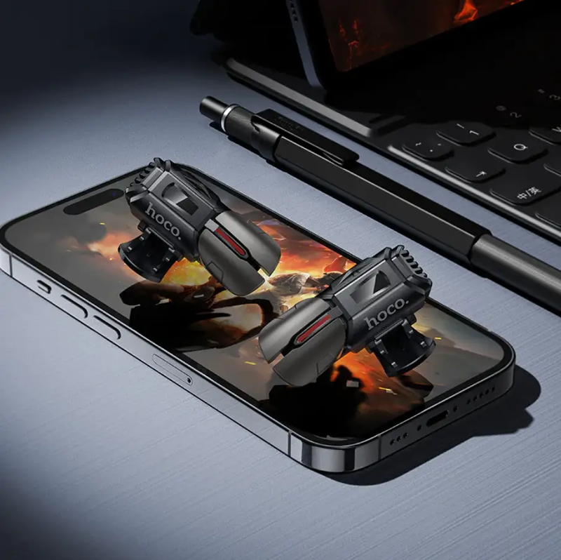 Mobile Gaming Trigger Buttons 4 Finger Controller (GA22) by techplus
