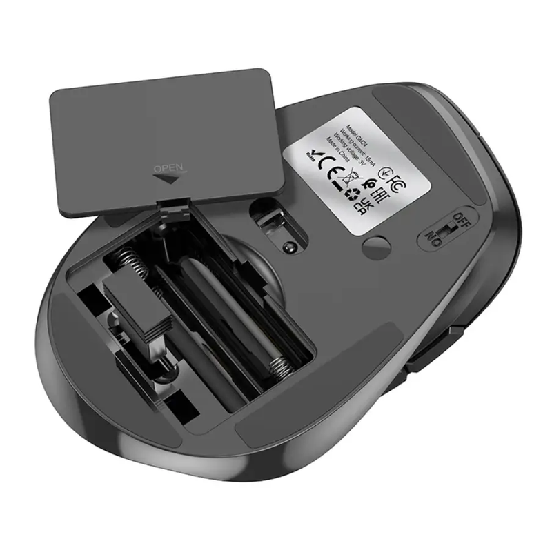 Wireless Mouse Bluetooth 2.4G Adjustable DPI (GM24) by techplus