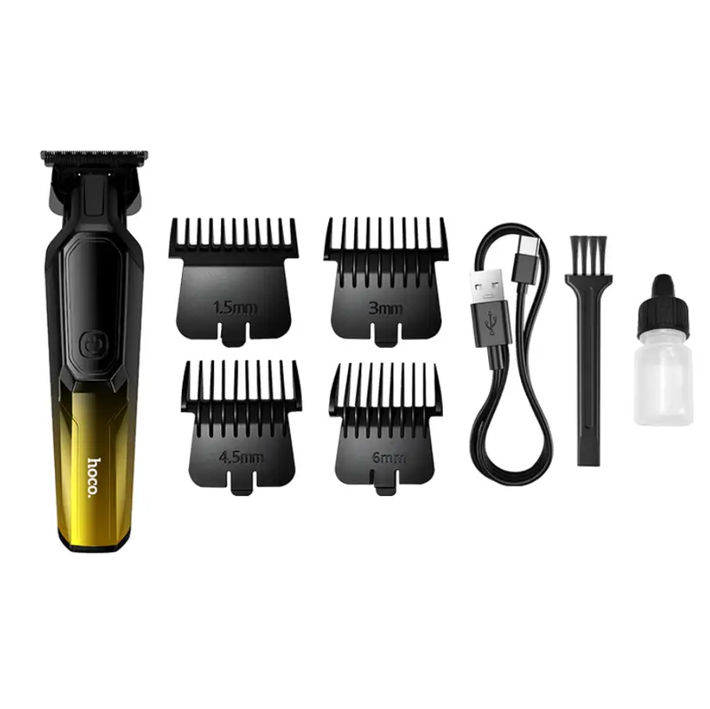 Electric Hair Clipper LED Display Cordless Trimmer (HP27) by techplus