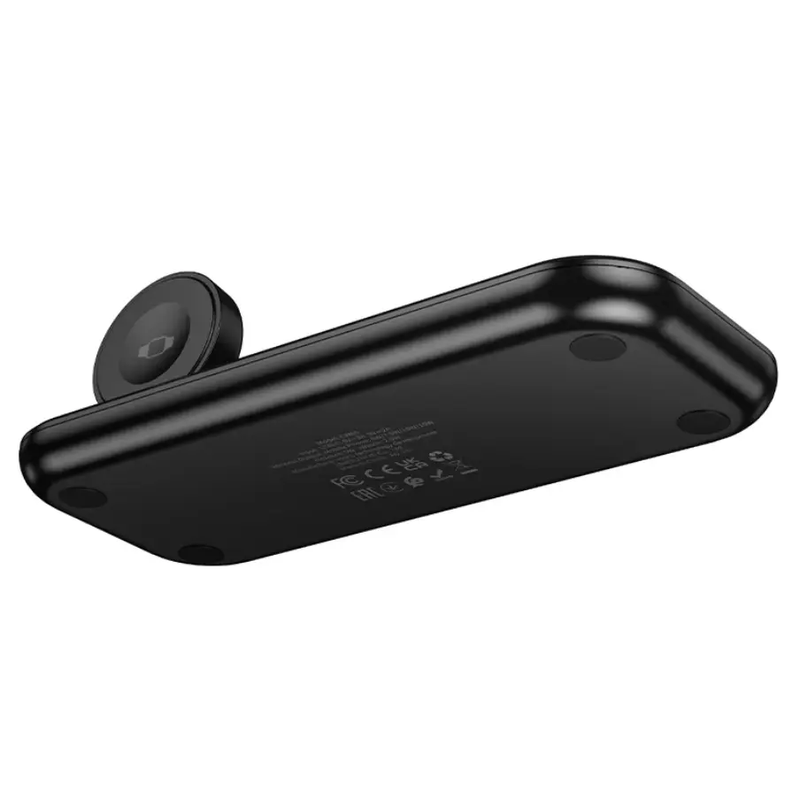 15W 3 in 1 Wireless Charger Ultra Thin Aluminum (CW65) by techplus