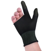 Mobile Gaming Finger Sleeves Silver Fiber (GA21) by techplus