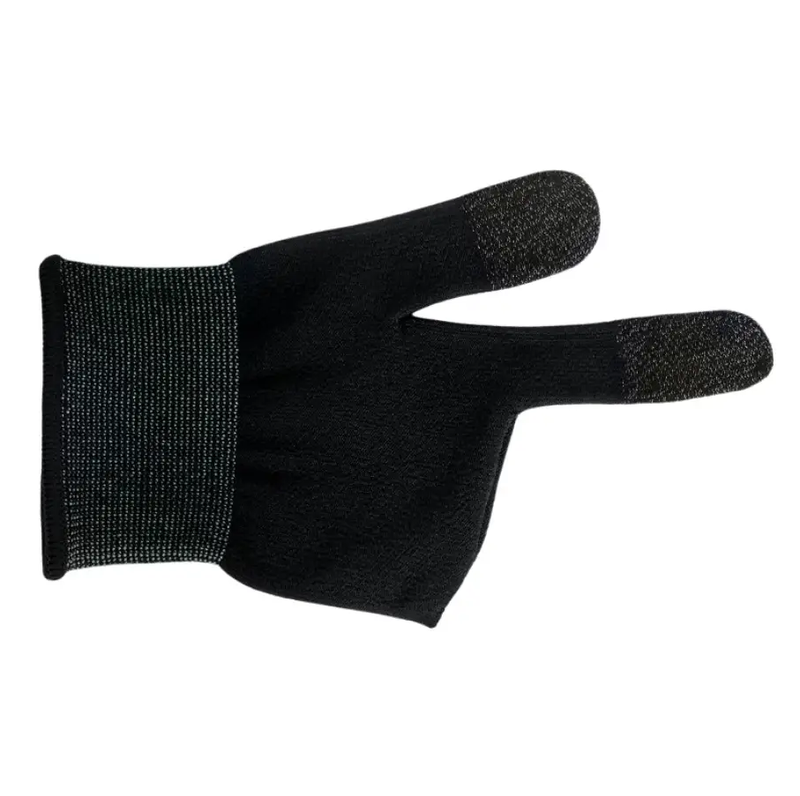 Mobile Gaming Finger Sleeves Silver Fiber (GA21) by techplus