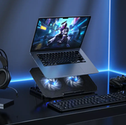 Laptop Stand with Cooling Fan Adjustable (GA4) by techplus