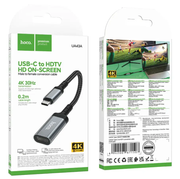 USB C to HDMI Adapter 4K 30Hz UA43A Female HDMI by techplus