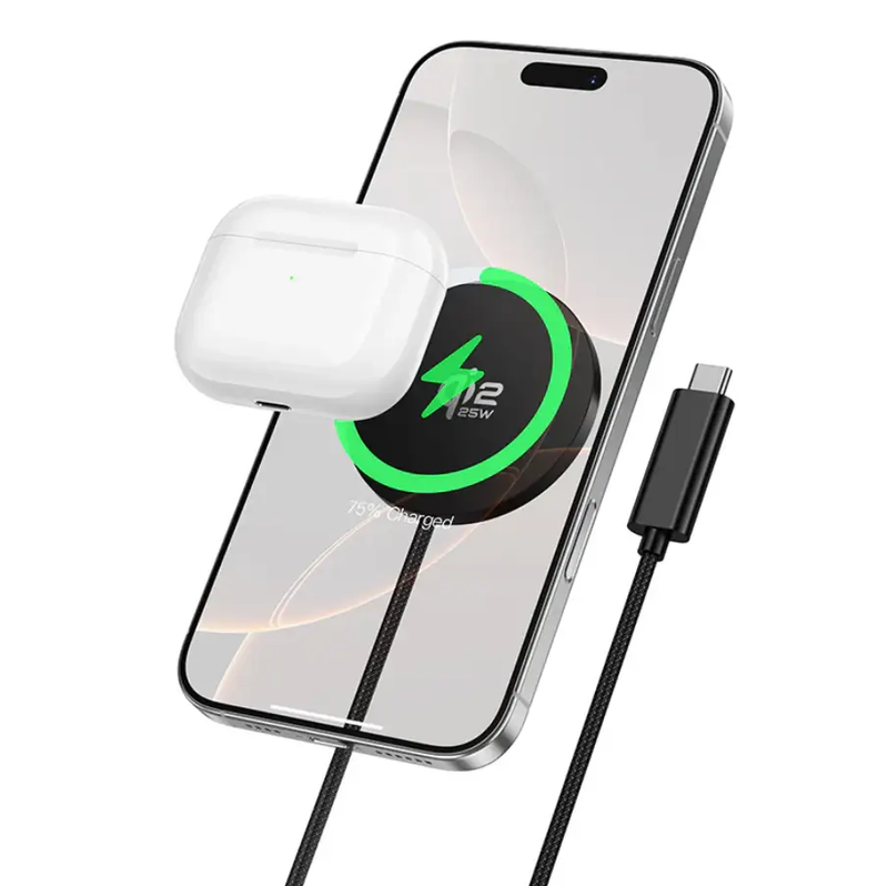 Hoco 25W Qi2.2 Magnetic Wireless Charger (CW63 Pro) Black by techplus