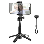 Hoco Mini Bluetooth Selfie Stick Tripod With Remote (K27) by techplus