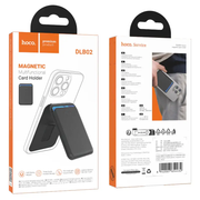 Hoco Leather Magnetic Card Holder With MagSafe (DLB02) by techplus