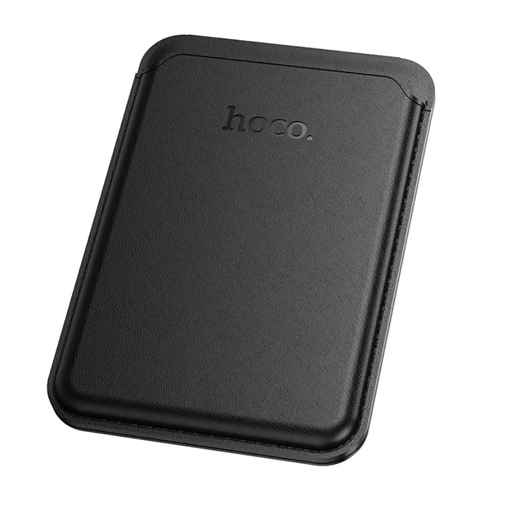 Hoco Leather Magnetic Card Holder With MagSafe (DLB02) by techplus
