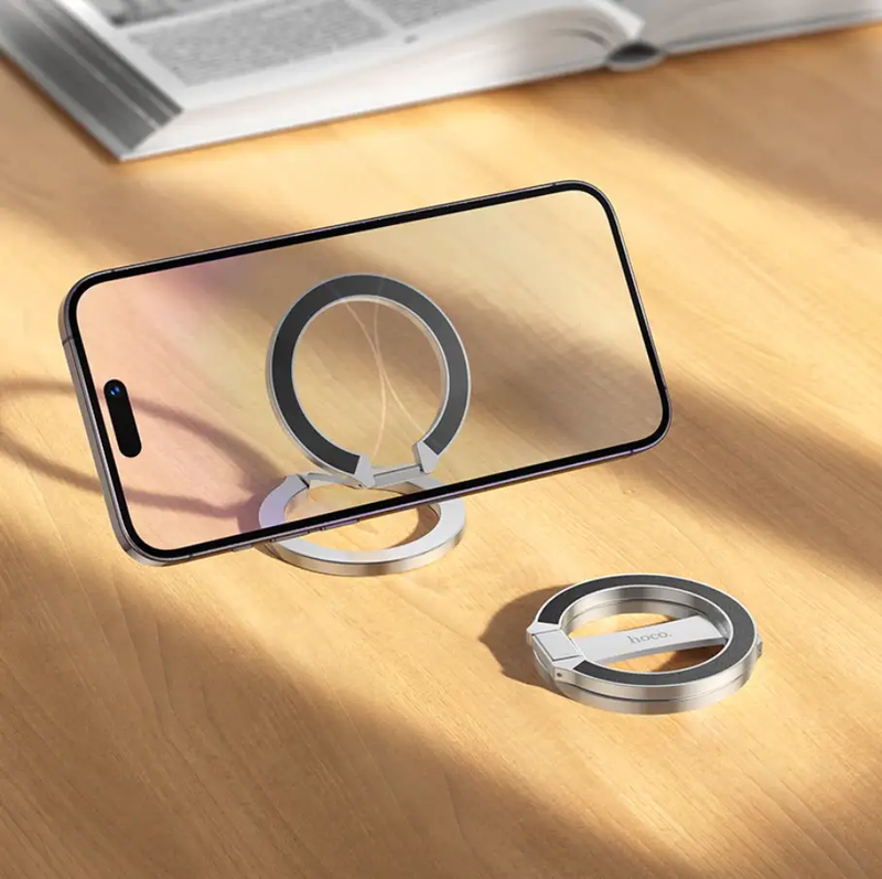 Hoco Magnetic Universal Phone Holder Foldable Dual Magnet Stand (DH24) by techplus