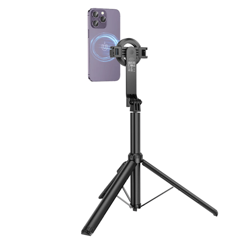techplus Hoco Bluetooth Selfie Stick With 1.5m Tripod Magnetic Phone Holder (K25) Hoco Bluetooth Selfie Stick With 1.5m Tripod Magnetic Phone Holder ...