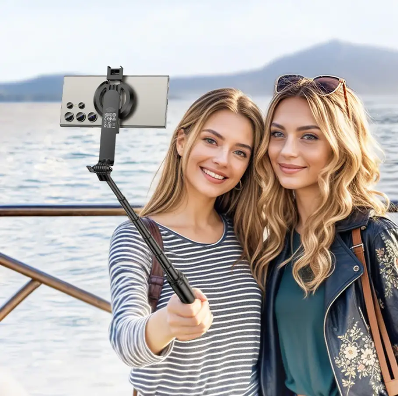 Hoco Bluetooth Selfie Stick With 1.5m Tripod Magnetic Phone Holder (K25) by techplus