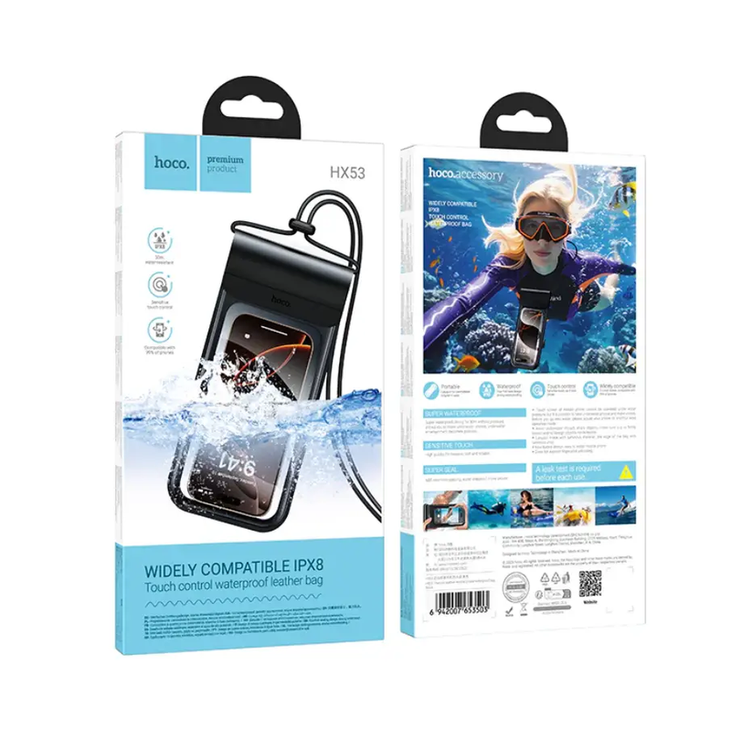 Triple Sealed Waterproof Phone Bag With IP68 Dry Pouch (HX53) by techplus