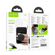 Hoco Magnetic Card Pocket Wallet Slim Phone Holder (GT6) by techplus