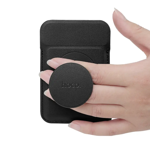 Hoco Magnetic Card Pocket Wallet Slim Phone Holder (GT6) by techplus