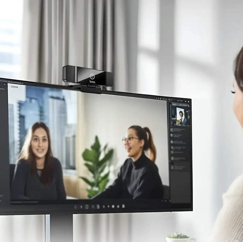 Hoco HD Computer Camera 1080P 30FPS Webcam (D100) by techplus