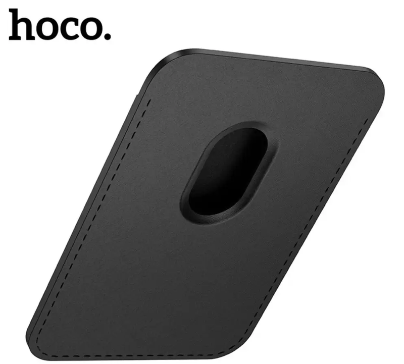 Hoco Leather Magnetic Card Pocket Slim Wallet (DLB01) by techplus