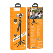 Hoco Premium Bluetooth Selfie Stick 1.75m Quadpod Stand (K22) by techplus