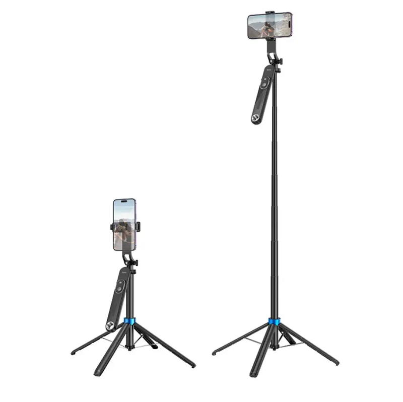 Hoco Premium Bluetooth Selfie Stick 1.75m Quadpod Stand (K22) by techplus