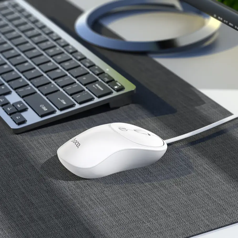 Hoco Wired USB Mouse Ergonomic (GM13) by techplus