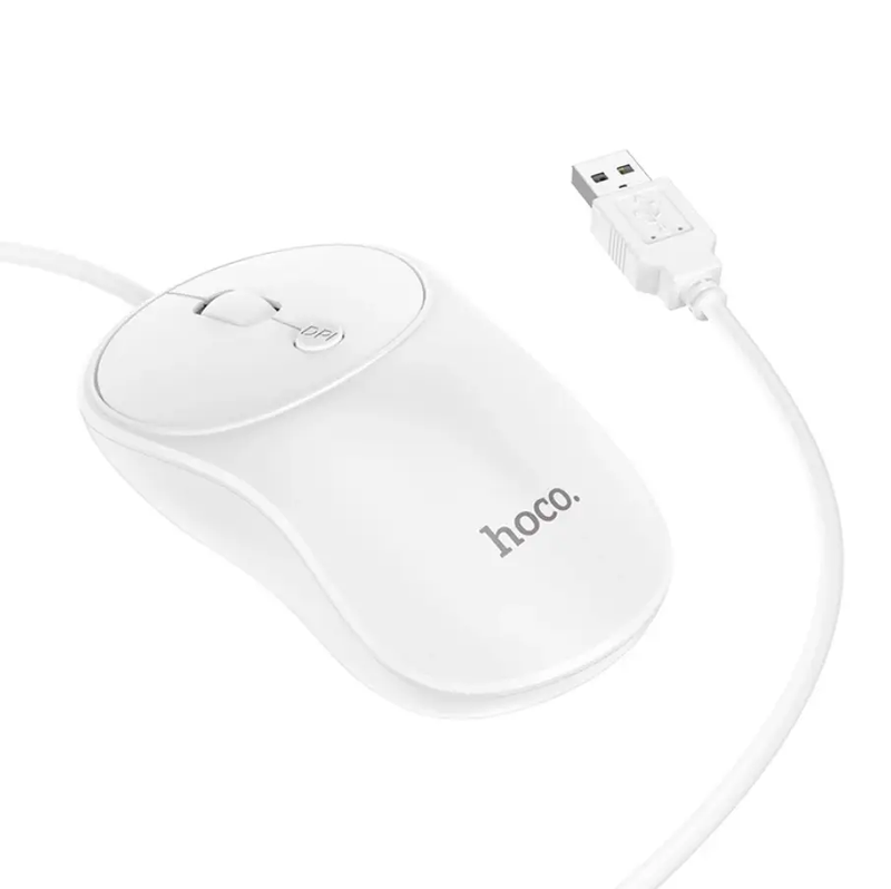 Hoco Wired USB Mouse Ergonomic (GM13) by techplus