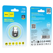 Hoco USB Bluetooth Receiver Adaptor Wireless Dongle (UA28) by techplus