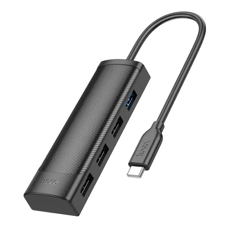 Hoco USB-C to USB-A 4 in 1 USB Expansion Hub 5Gbps (HB41) by techplus