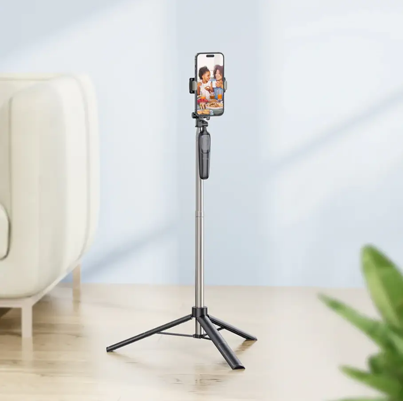 Hoco Premium Bluetooth Selfie Stick With 1.57m Tripod Stand (K19) by techplus