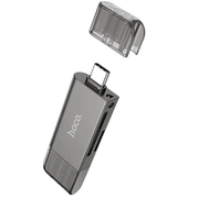 Hoco USB 3.0 Memory Card Reader USB-A USB-C Dual Plug (HB39) by techplus