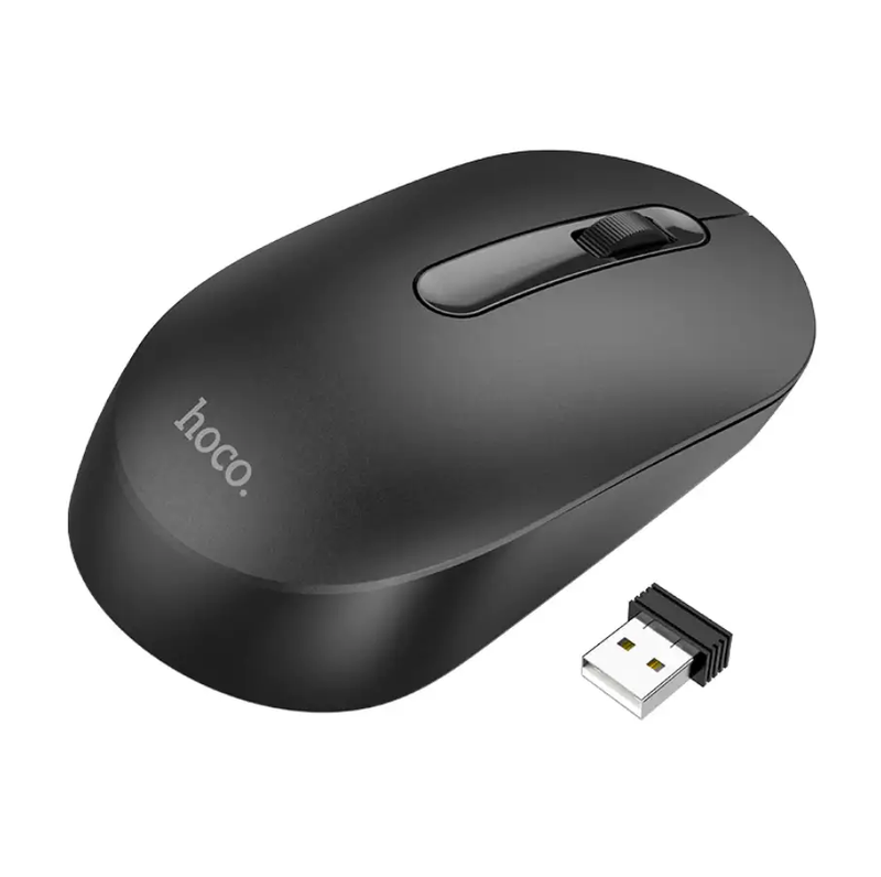 Hoco Wireless Mouse With Nano Receiver (GM14) by techplus
