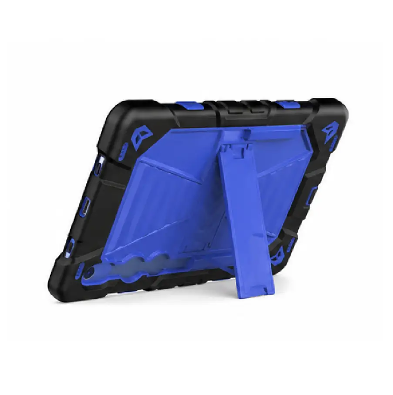 Samsung Galaxy Tab S9 FE Rugged Shockproof Case with Kickstand (Blue) by techplus