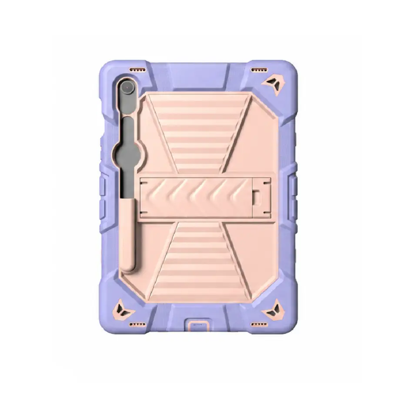 Samsung Galaxy Tab S9 Rugged Shockproof Case with Kickstand by techplus