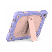 Samsung Galaxy Tab A11 Rugged Shockproof Case with Kickstand (Pink) by techplus
