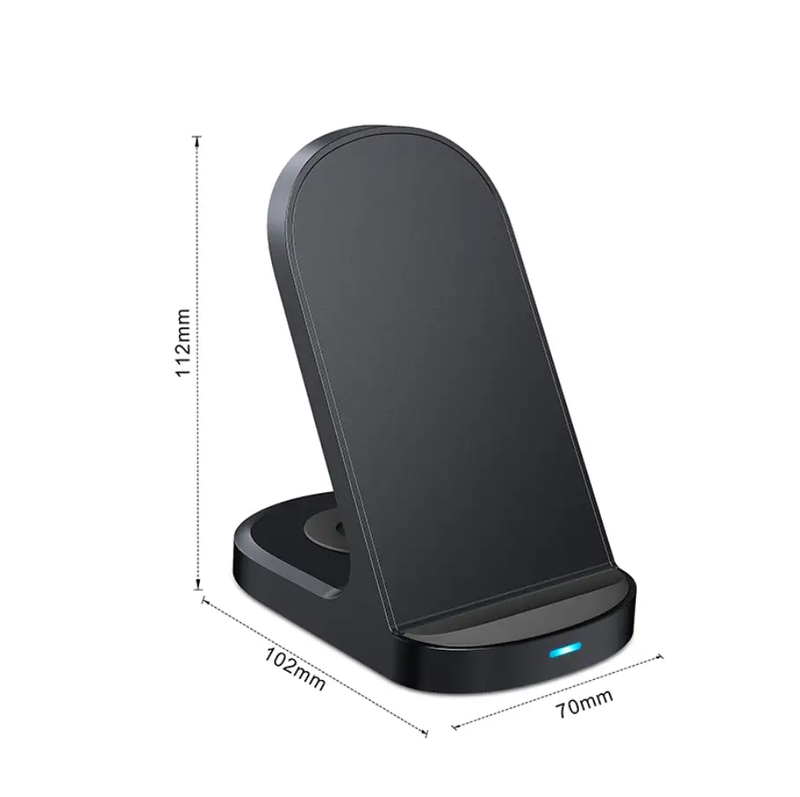 2 in 1 Wireless Charger Stand With 15W for Phone and Earbuds by techplus