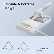 4-in-1 Wireless Charging Station 15W Fast Wireless Charger Stand for i-Series Devices by techplus
