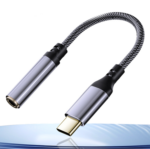 Type-C Headphone Jack Audio Adapter USB-C AUX Audio Converter by techplus