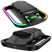 Classic 4-in-1 Fast Charger RGB LED Charging Dock Stand for Nintendo Switch Joy-Con by techplus