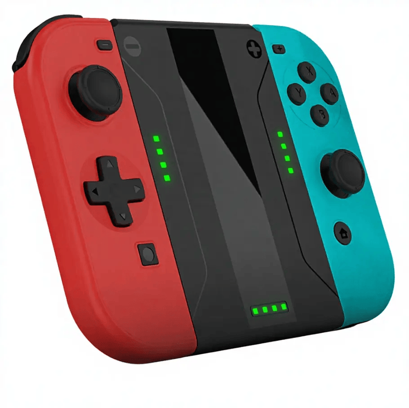 techplus Nintendo Switch OLED Joy Con Charging Grip With 2000mAh Battery Nintendo Switch OLED Joy Con Charging Grip 2000mAh