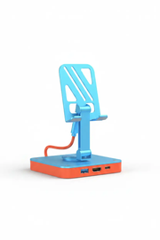 Adjustable 3-in-1 Nintendo Switch Stand USB-C Hub with 4K HDMI & 100W PD Charging by techplus